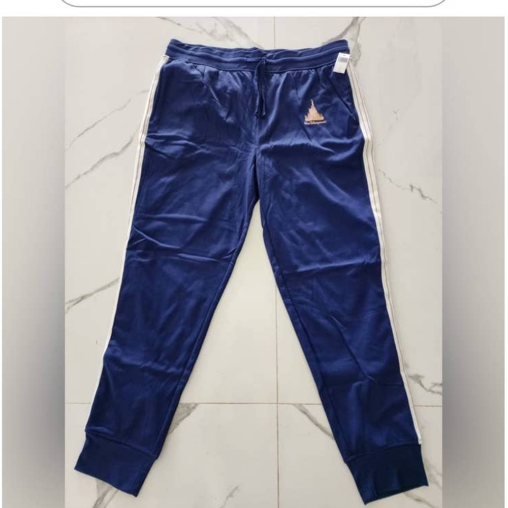 NEW Walt Disney World 50th Anniversary Castle Track Sweat Pants - Picture 3 of 7